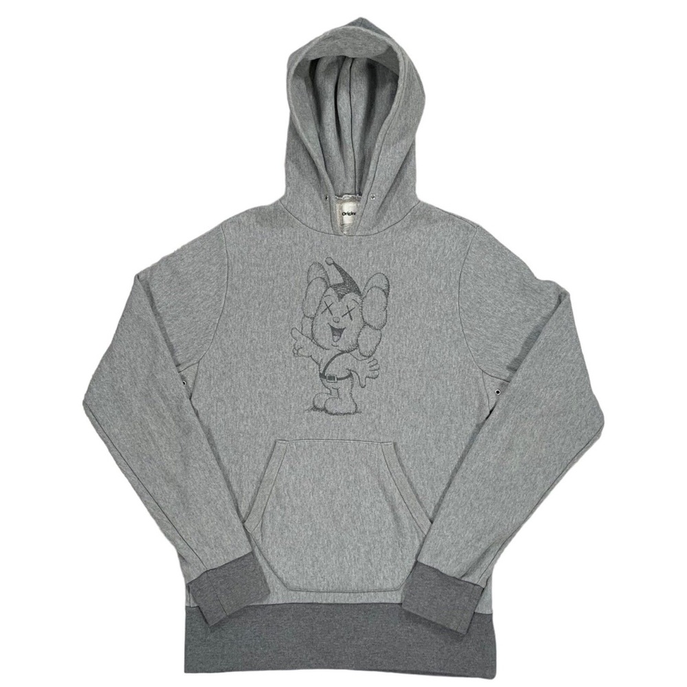 Vintage Original Fake Kaws JPP Pipo Kun Gray Sweatshirt Hoodie Size 4